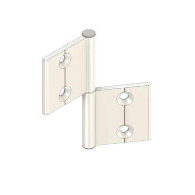 MODULAR SOLUTIONS ALUMINUM HINGE&lt;br&gt;45 LIFTOFF W/HARDWARE
